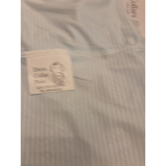 NWT Collars & Co Men’s Small Featherweight Dress Collar Polo Striped Green Golf - Picture 6 of 8